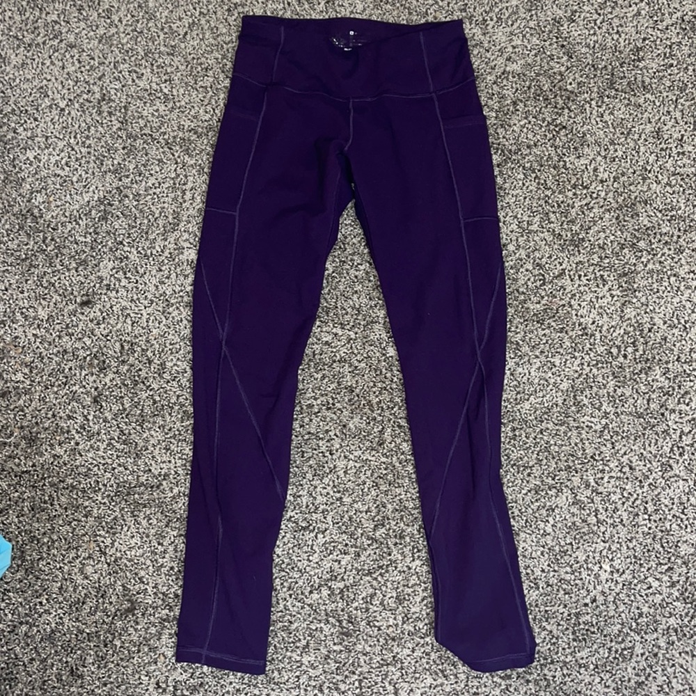 Purple leggings